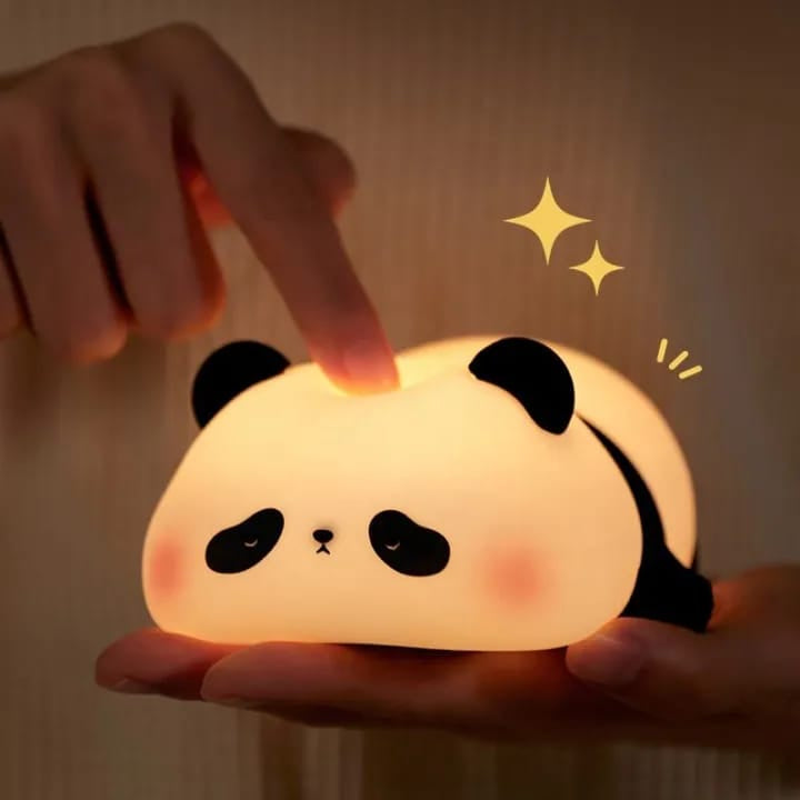 Panda Night Lamp – Cute Silicone LED Light
