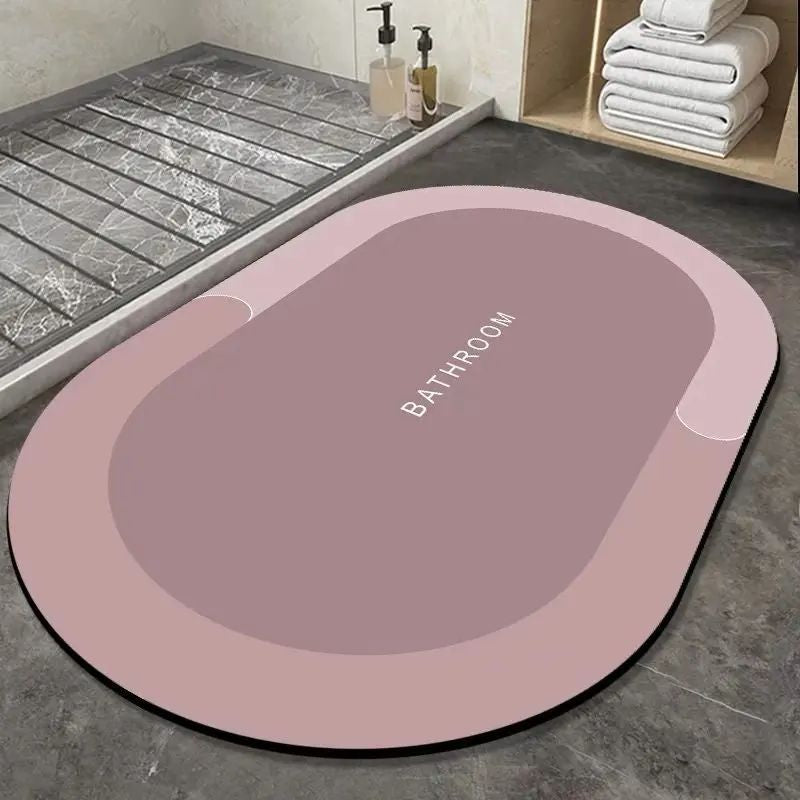 Premium Oval Bath Mat – Multiple Designs