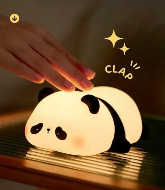 Panda Night Lamp – Cute Silicone LED Light