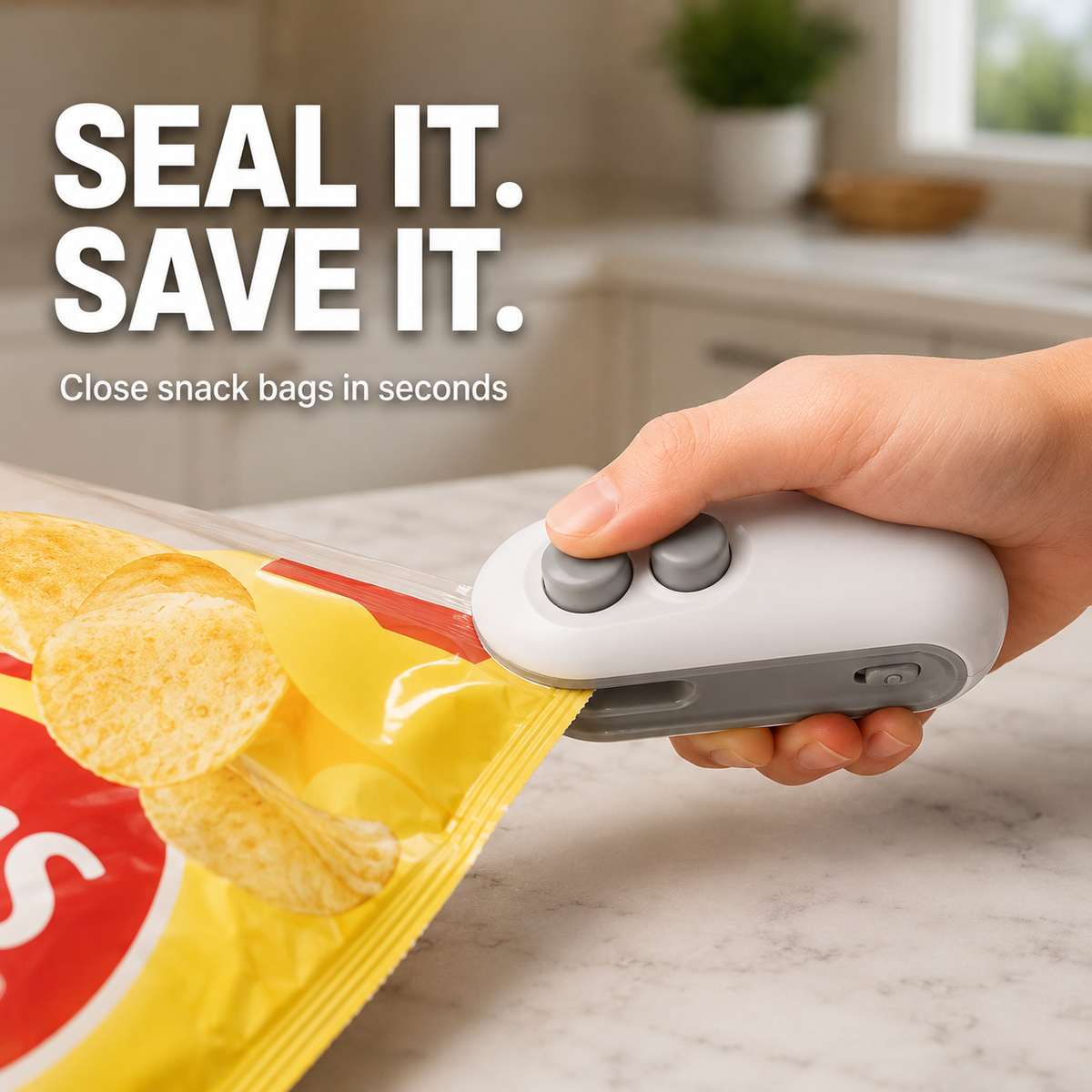 Mini Portable Bag Sealer – Heat Seal & Cutter 2-in-1 in pakistan