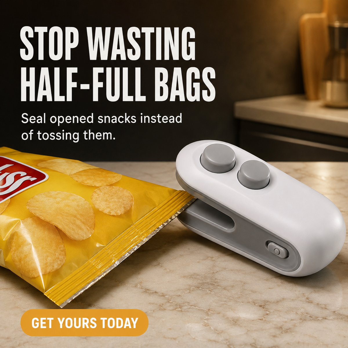 Mini Portable Bag Sealer – Heat Seal & Cutter 2-in-1 in pakistan